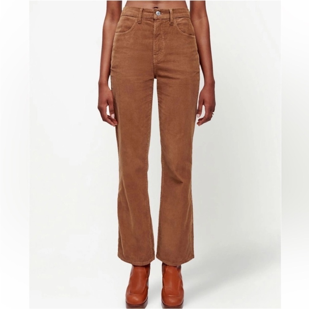Re/Done western Corduroy Boot Cut Jeans cowboy High Rise 70s Desert Retro
